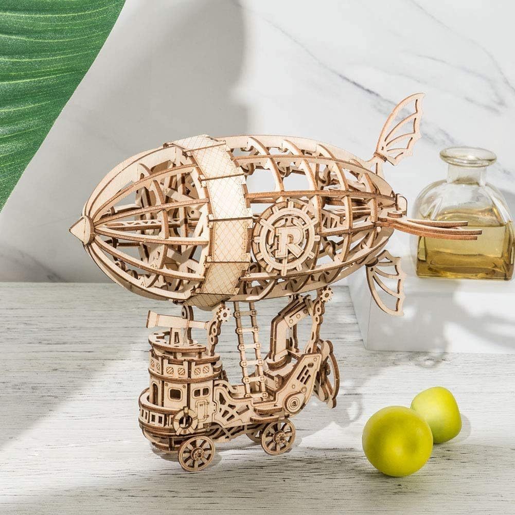 ROBOTIME Rolife 3d Wooden Puzzle Airship Woodcraft