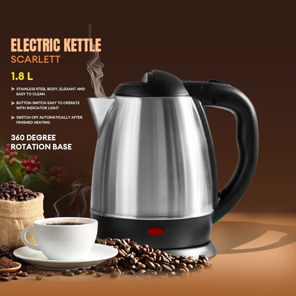 Cordless Electric Kettle 1.8L