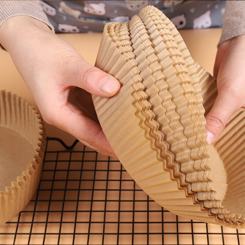 Round Disposable Non-Stick Air Fryer Steamer Paper