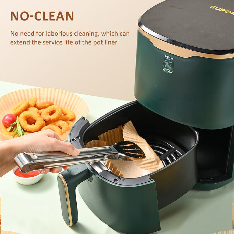 Round Disposable Non-Stick Air Fryer Steamer Paper