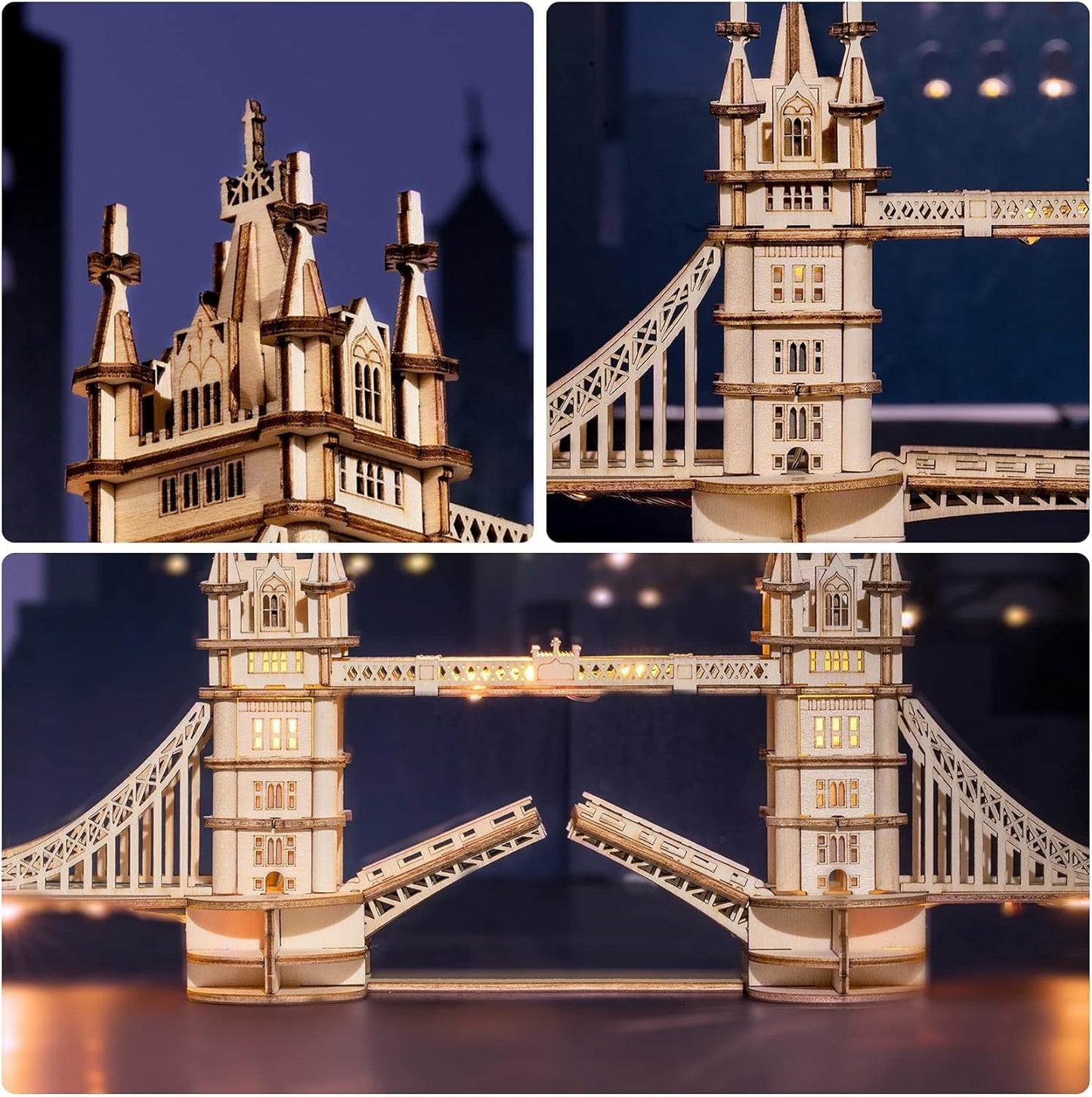 ROBOTIME 3D Wooden Puzzle London Tower Bridge