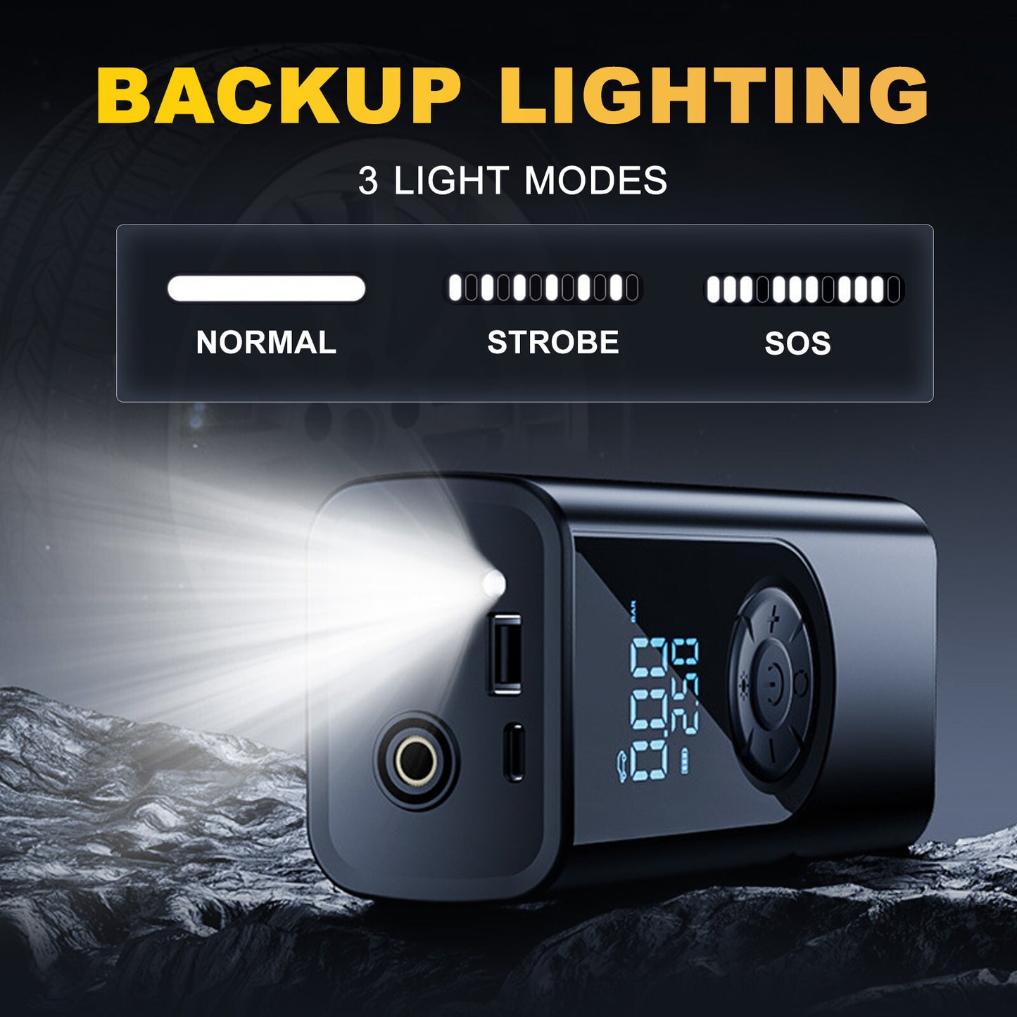 Wireless Digital Tyre Inflator 150PSI