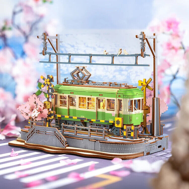 Journey Tram Car 3D Wooden Puzzle