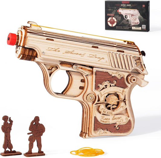 ROBOTIME 3D Puzzle Wooden Hideout Gun