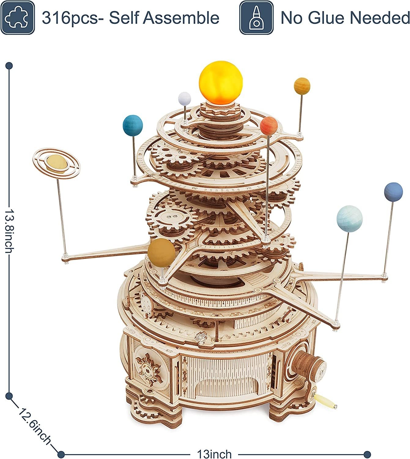 Robotime ROKR Rotatable Mechanical Orrery