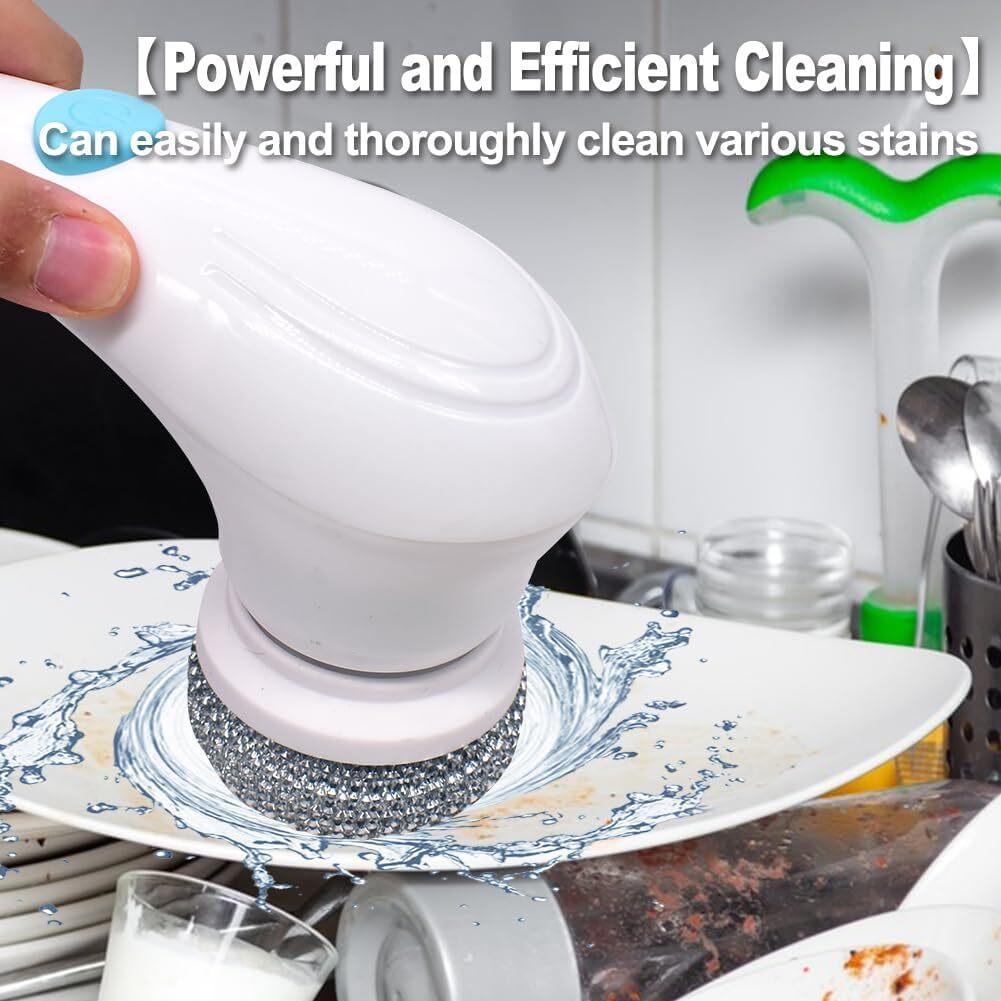 5 In 1 Handheld Electric Spin Scrubber Cleaning Brush