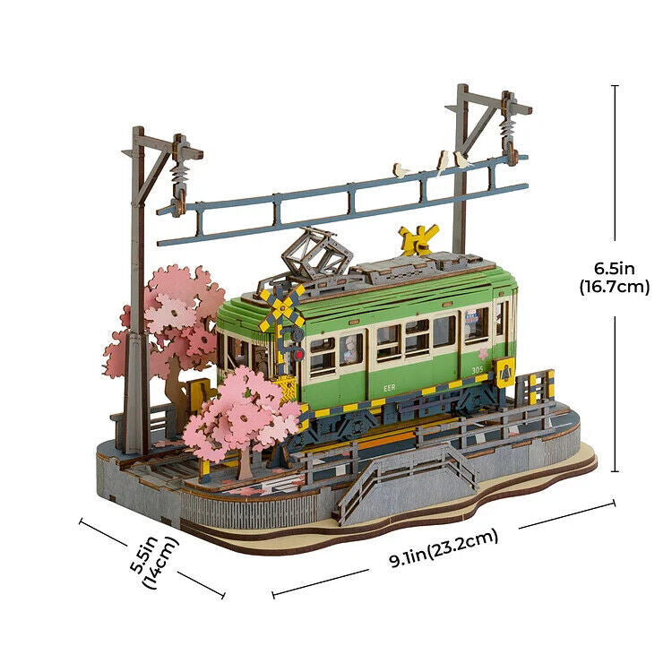Journey Tram Car 3D Wooden Puzzle