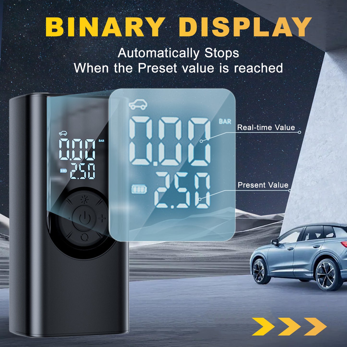 Wireless Digital Tyre Inflator 150PSI