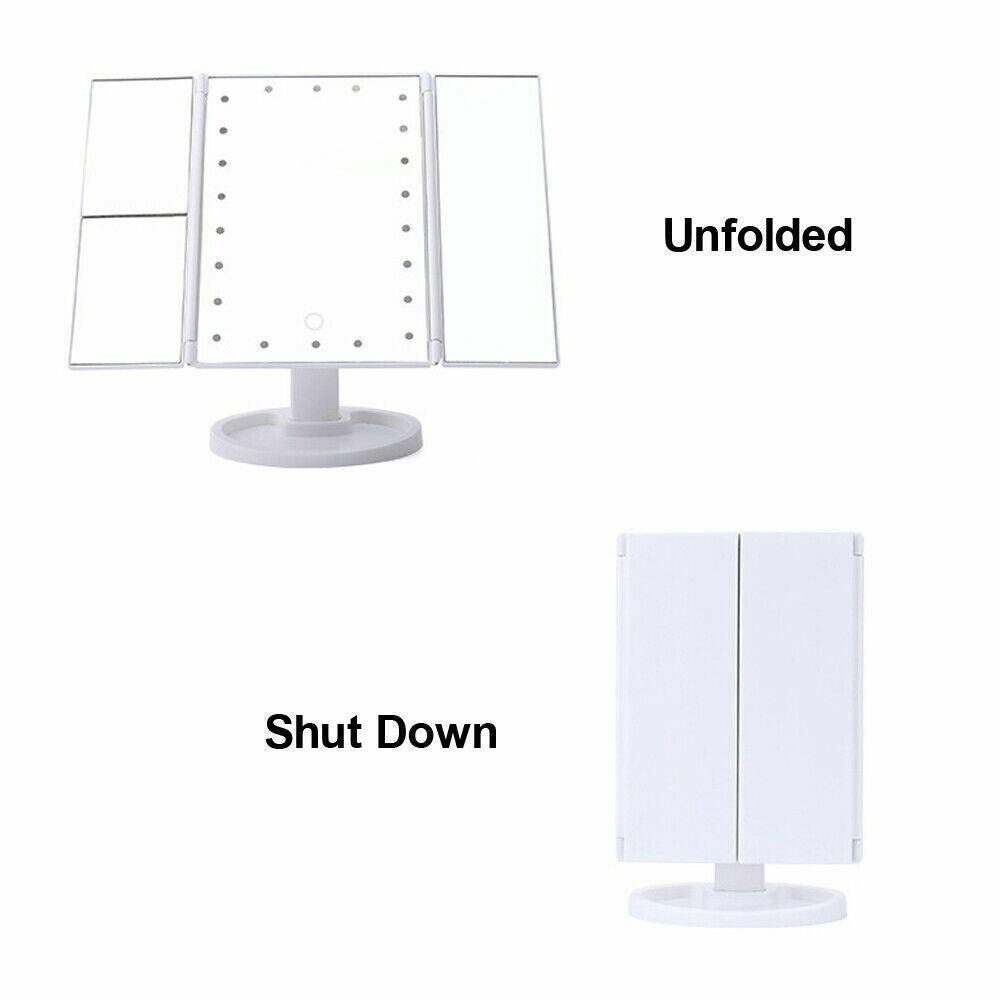 Foldable LED Mirror