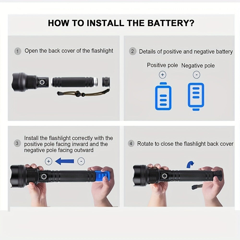 Super Bright Powerful LED Flashlight