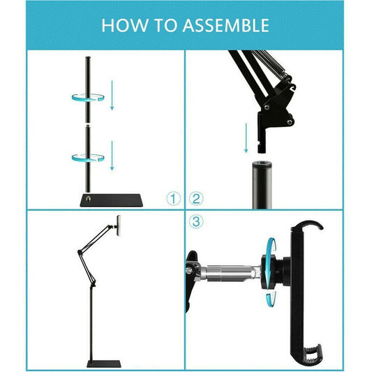 Universal 360 Adjustable Floor Stand Holder
