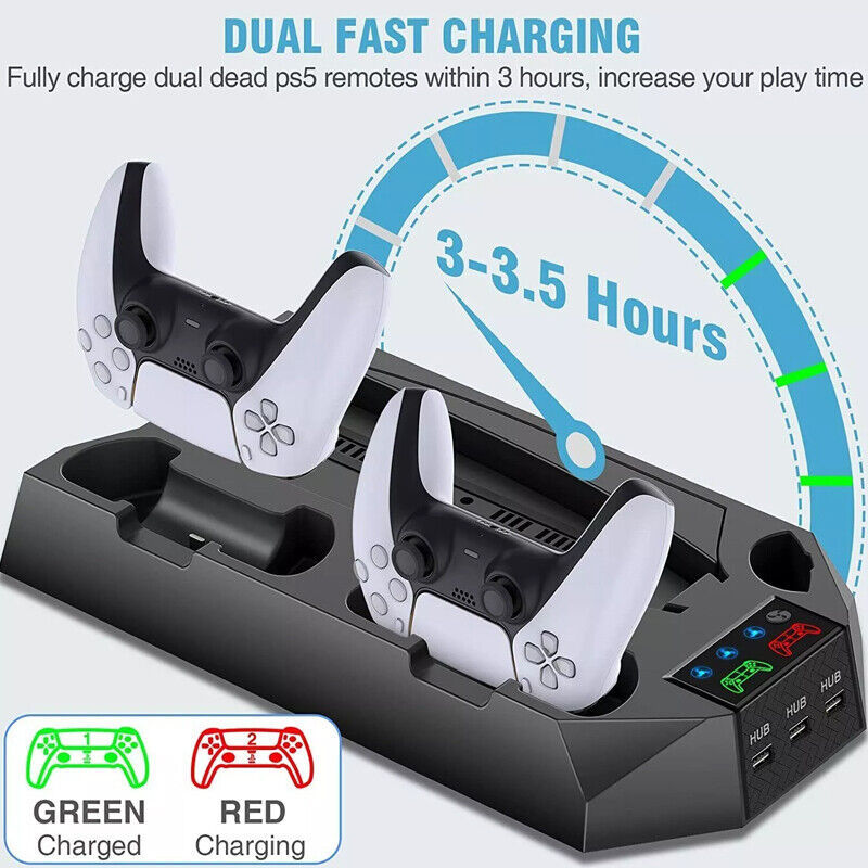 PS5 Vertical Cooling Fan Stand