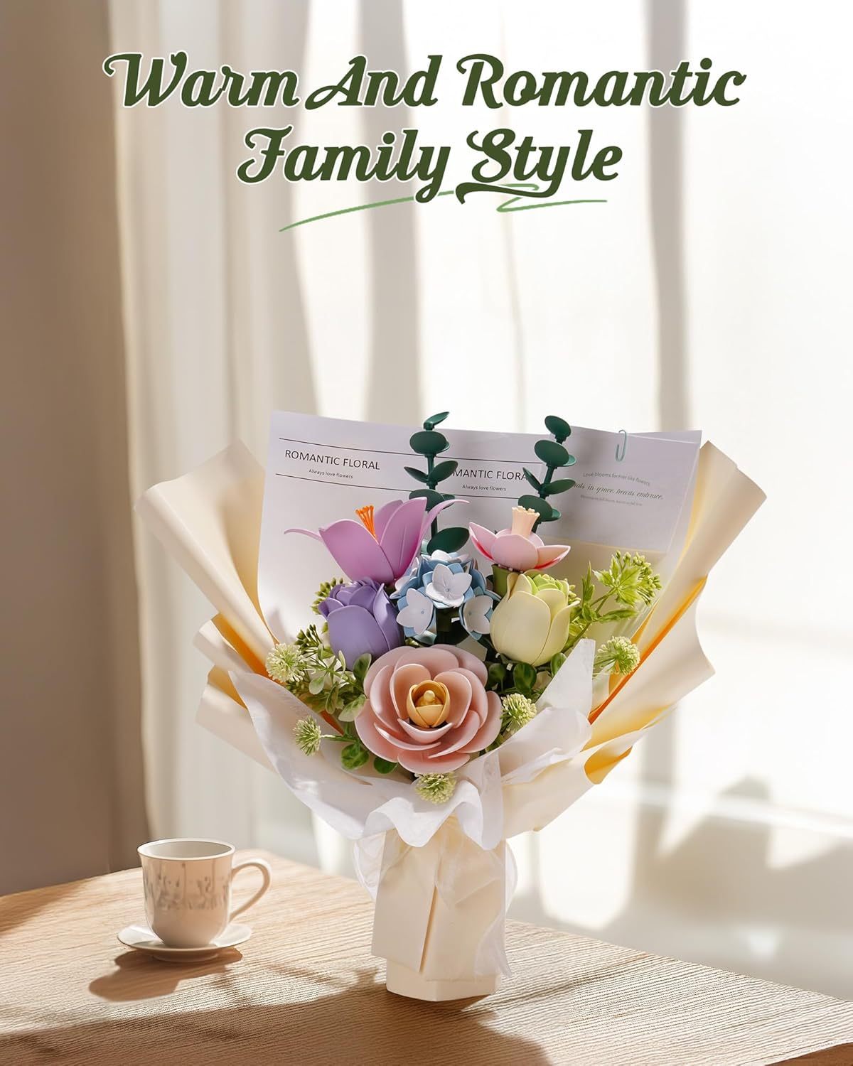 ROBOTIME 3D Plastic Flower Puzzle