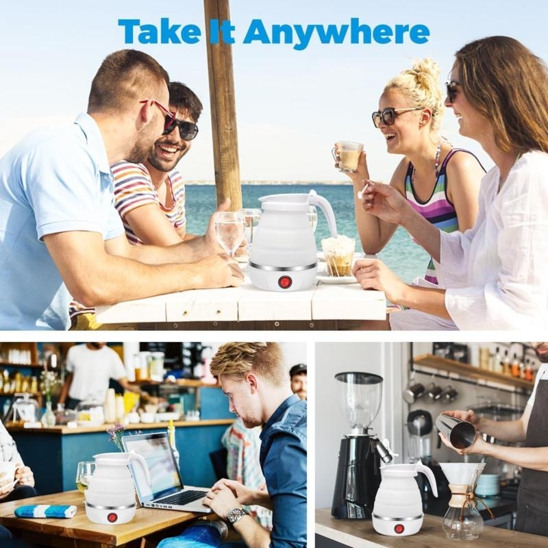 Collapsible Travel Electric Water Kettle