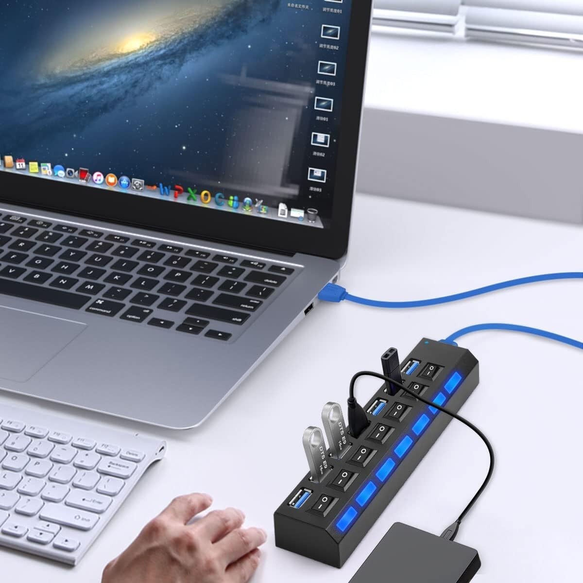 USB HUB 7 Port High Speed 3.0 USB