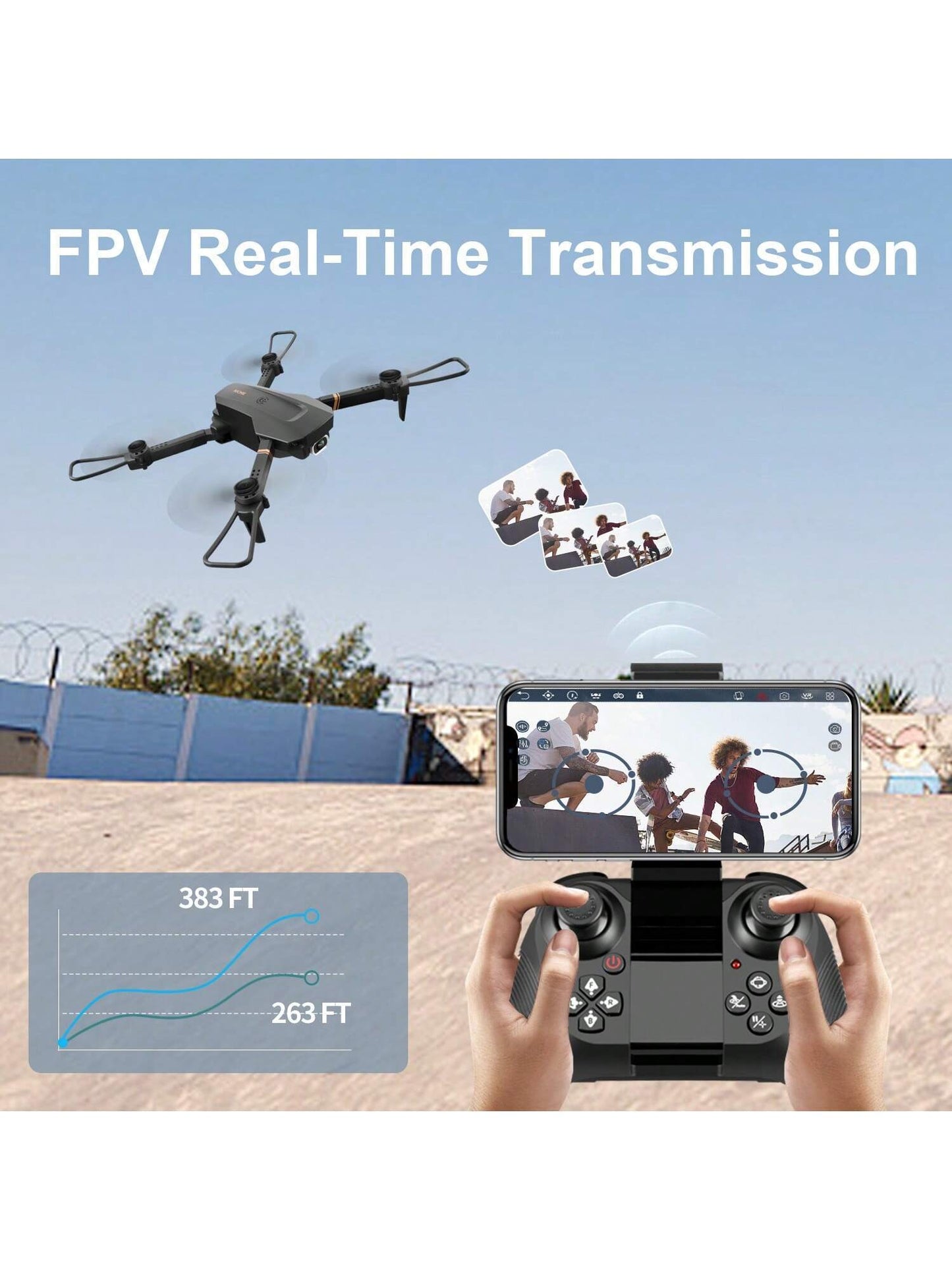 Foldable Mini Drone With Camera 4K 1080P HD