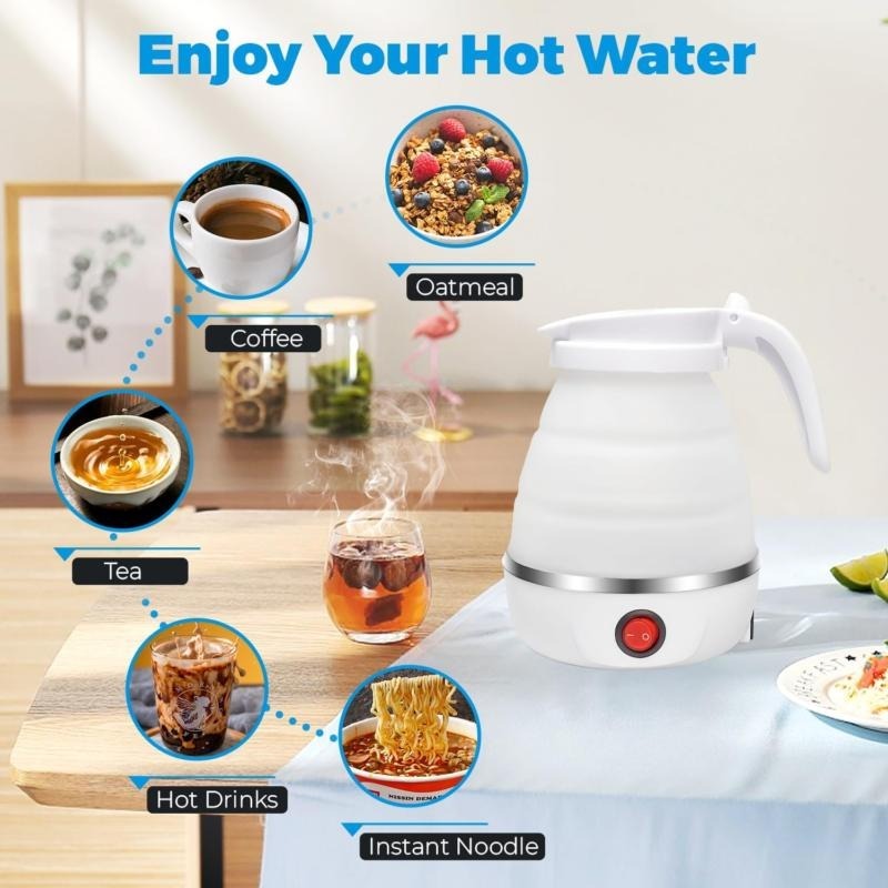 Collapsible Travel Electric Water Kettle