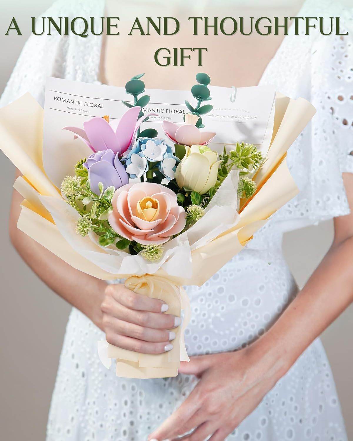 ROBOTIME 3D Plastic Flower Puzzle