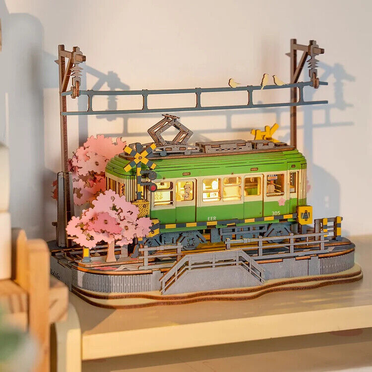 Journey Tram Car 3D Wooden Puzzle