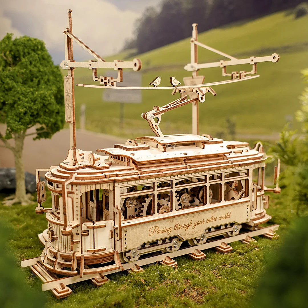 Rokr Classic City Tram 3D Wooden Puzzle