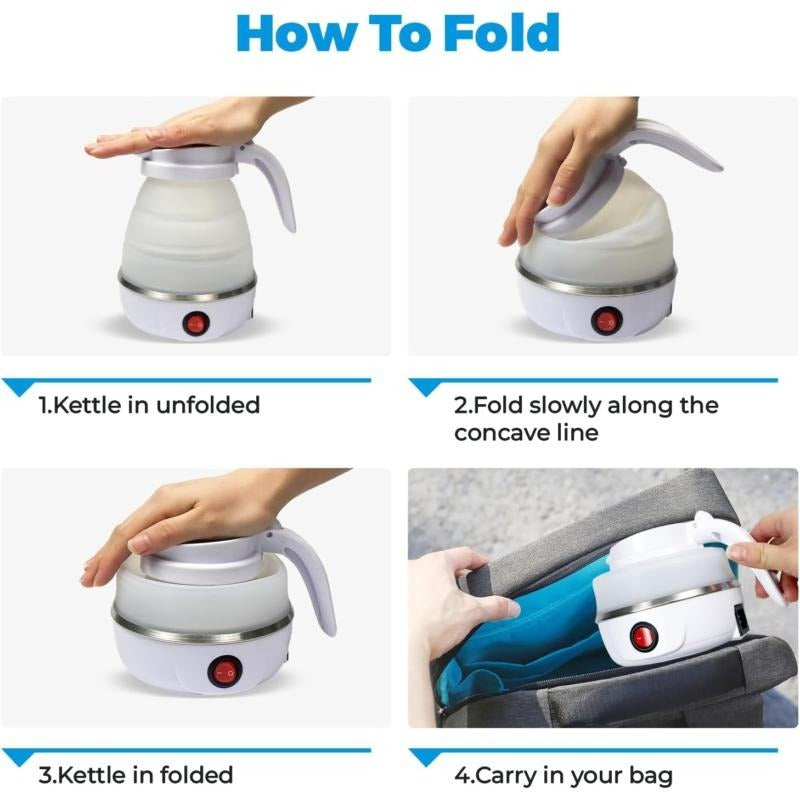 Collapsible Travel Electric Water Kettle