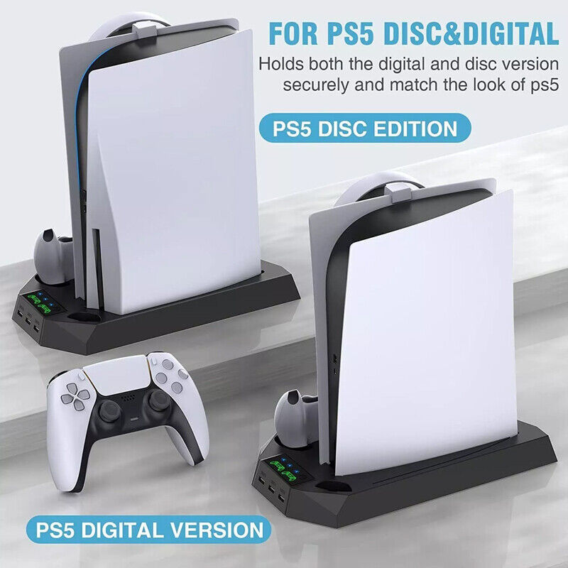 PS5 Vertical Cooling Fan Stand