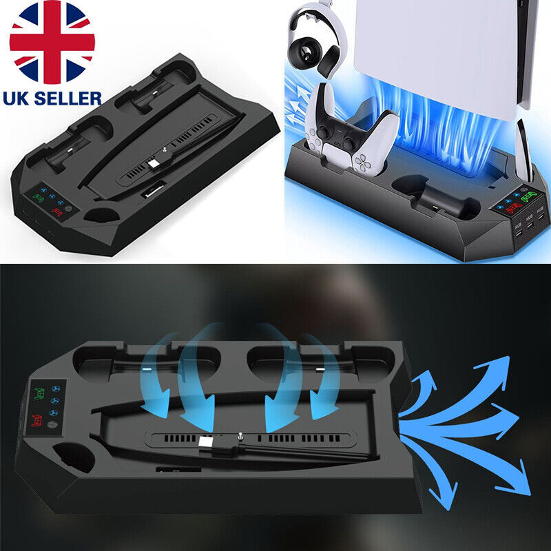 PS5 Vertical Cooling Fan Stand