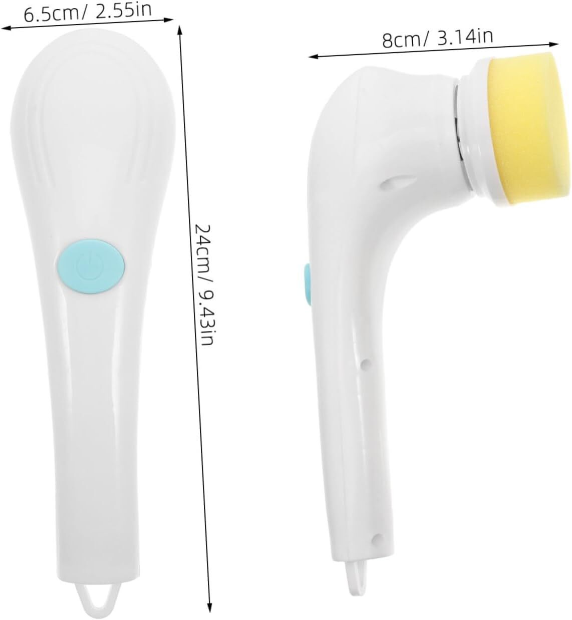 5 In 1 Handheld Electric Spin Scrubber Cleaning Brush