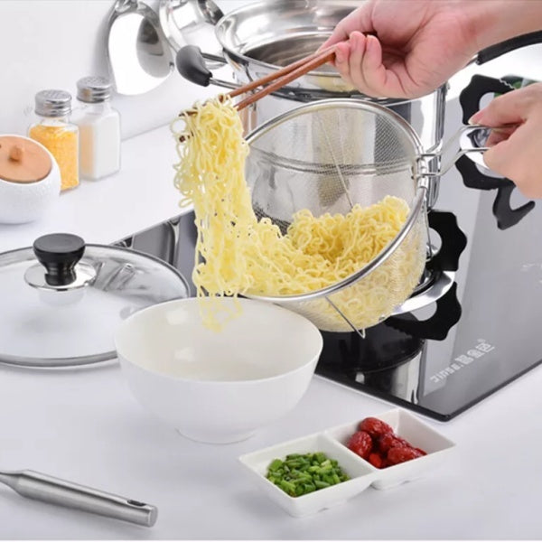 4pcs Non Stick Chip Pan Deep Fat Fryer